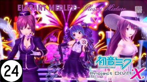 Hatsune Miku Project Diva X English Part 24 Elegant Medley