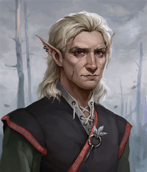 Artstation Elf Elves Fantasy Fantasy Male Fantasy Rpg Fantasy Portraits Character