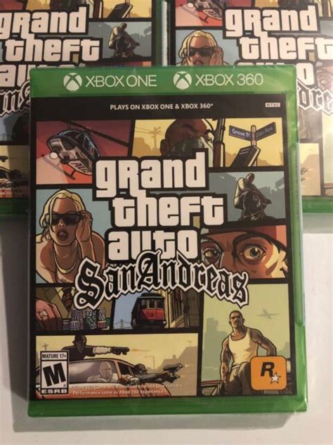 New Grand Theft Auto San Andreas Microsoft Xbox One New And Sealed