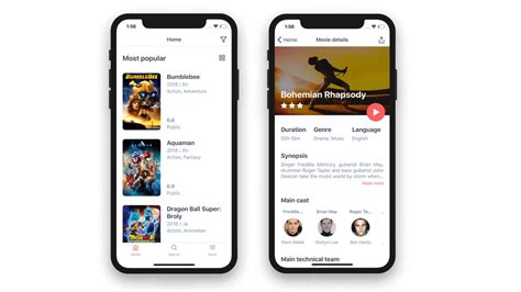 React Native App That Interacts With The Tmdb Api Showing The Info About Movies
