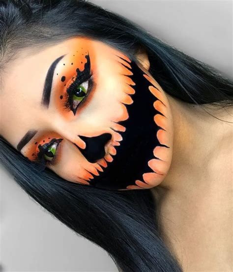 Halloween Makeup Costume Ideas Pumpkin Face Makeup Halloween