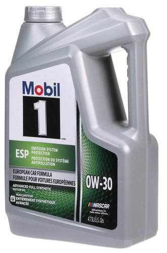 Mobil 1 Esp Full Synthetic Motor Oil 0w 30 5 Quart 126609 Oreilly A