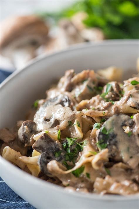 This easy creamy crockpot chicken stroganoff makes a hearty, flavorful dinner. Slow Cooker Beef Stroganoff Go Go Go Gourmet
