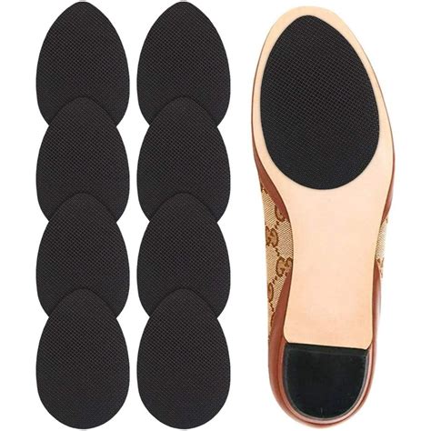 Black Non Slip Shoes Pads Adhesive Shoe Sole Protectors Shoe Grips On