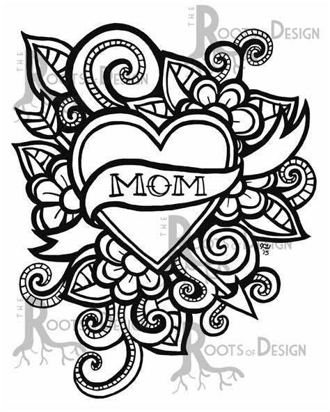 An exclusive coloring page to celebrate mother. Happy Mothers Day Coloring Sheet | Doodle art, Coloring ...