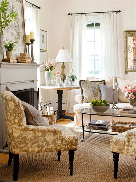 Most living rooms have couches or chairs, a television and maybe even a small table or ottoman. Lovely Country Style Living Room Ideas