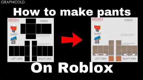 Roblox Pants Template Create Your Own Customized Pants Design Graphicold