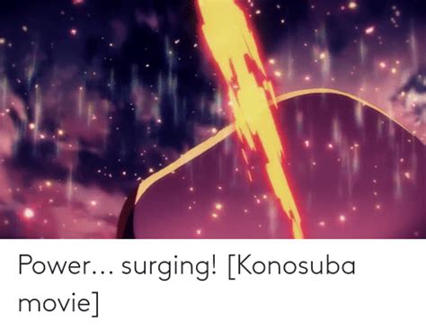 Power Surging Konosuba Movie Movie Meme On Meme