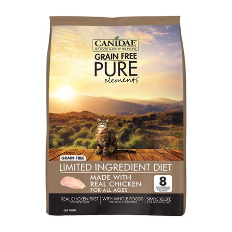 Check spelling or type a new query. CANIDAE Grain Free PURE Elements Adult Cat Formula Made ...