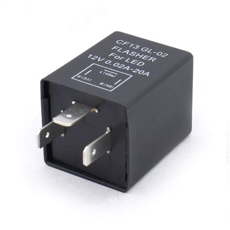 CF13 GL02 LED Flasher Relay Fix Hyper Flash Turn Signal Decoder Load