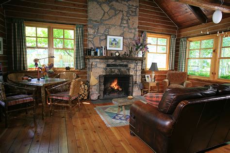 Living Room ~ Winton Marsh Mountain Log Cabin
