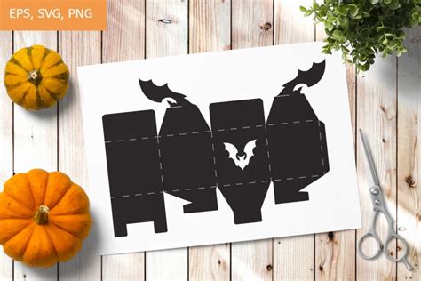 Printable Halloween Treat Box Svg Favor Box 1450712