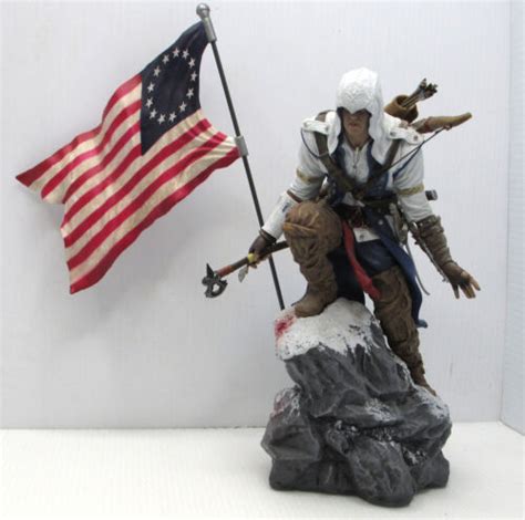 2012 Ubisoft Pure Arts Assassin S Creed III 3 Statue Figure Conner