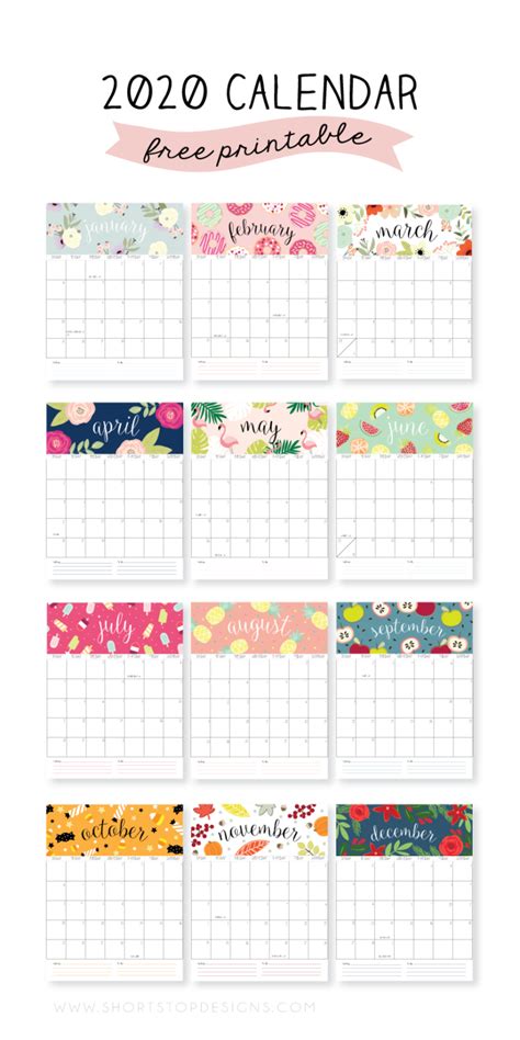 Mini 2020 Calendar Printable Example Calendar Printable