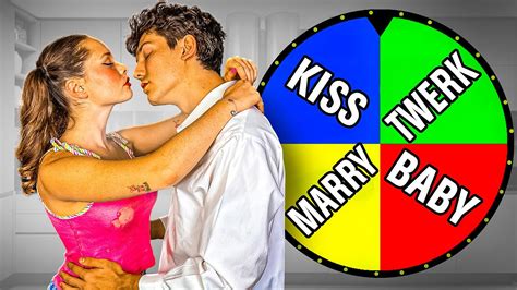 Extreme Spin The Wheel Game W My Girlfriend Kiss Youtube