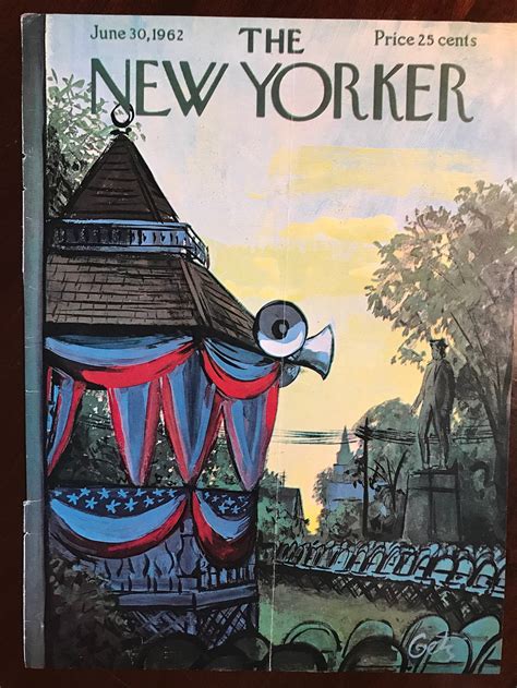 New Yorker Magazine Vintage Original Cover Only June 30 Etsy