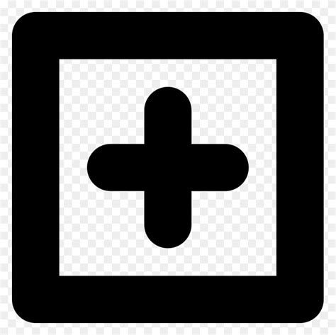 Plus Sign In A Square Outline Png Icon Free Download Square Outline