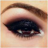 Images of Black Glitter Makeup