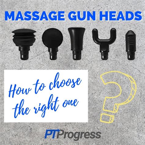 Massage Gun Heads How To Choose The Right One Vlrengbr