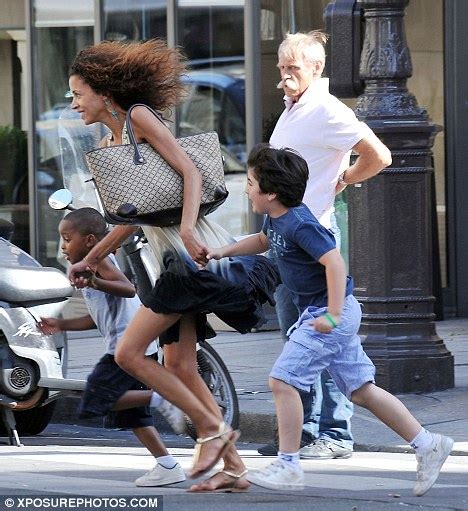 Noemie Lenoir Looks The Picture Of Health As She Dashes Through Paris