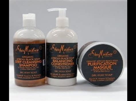 African black soap (also called african soap or black soap) is the latest skin care product to reach holy grail status, and for good reason. Shea Moisture African Black Soap Line | 4C Hair - YouTube