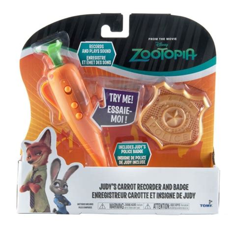 Zootopia Officer Judy Carrot Recorder And Badge