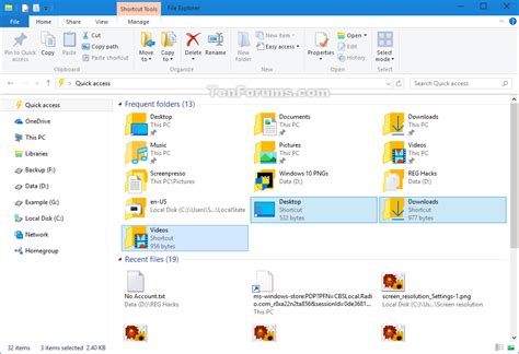How To Add Or Remove Items From File Explorers Quick Access In Windows
