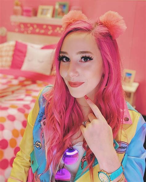 Meganplays Meganplays • Instagram Photos And Videos Neon Hair Pink Hair Cute Profile