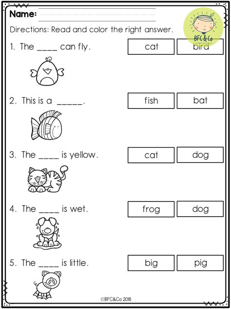 Kindergarten Read And Write Freebie Preschool Reading Kindergarten