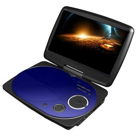 Impecca 9 Inch Swivel Screen Portable Dvd Player Blue 1 Kroger