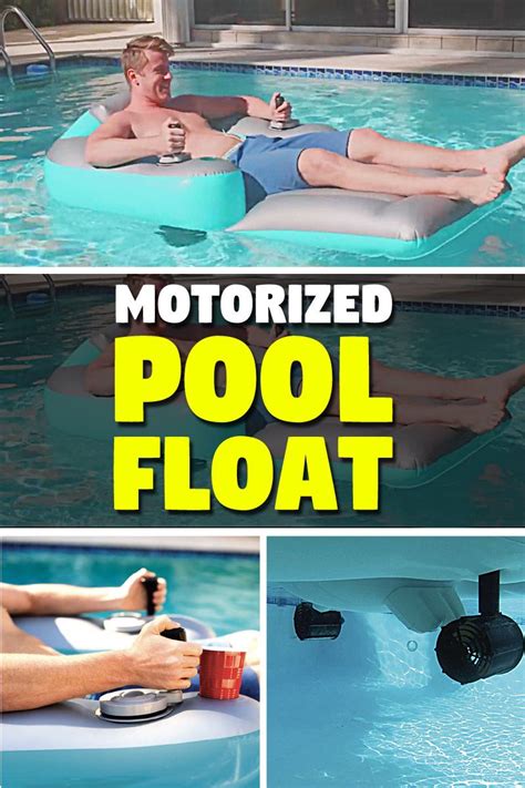 / electric boat meets lounge cha. Best Motorized Pool Float For This Summer | Pool, Pool float, Inflatable pool floats