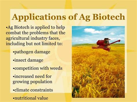 Ppt Applications Of Ag Biotech Powerpoint Presentation Free Download