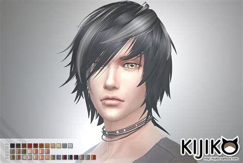 Sims 4 Hairs ~ Kijiko Sims White Toyger Kitten Ts4 Edition For Male