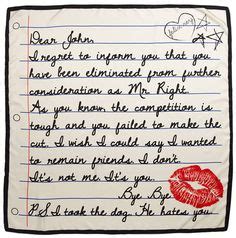 At the moment i don't want a boyfriend. 1000+ images about Break Up letters to inspire class 2 ...