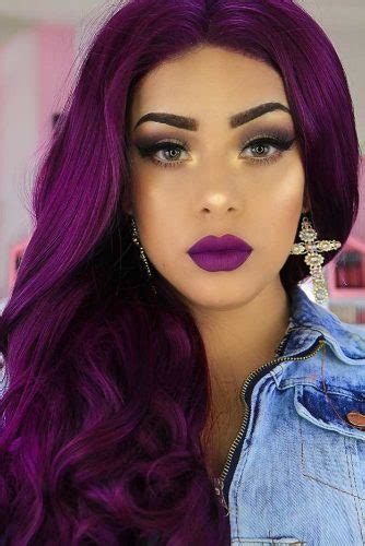 49 Bold And Provocative Dark Purple Hair Color Ideas