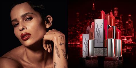 Zoë Kravitz Debuts New Ysl Beauty Lipstick Collection Inspired By Her