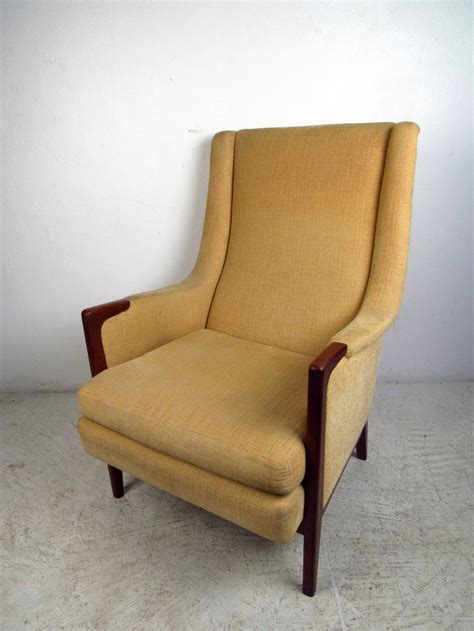Mid Century Modern High Back Lounge Chair At 1stdibs Modern High Back