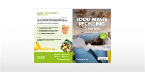 Food Waste Recycling Coming Soon Leaflet Wrap