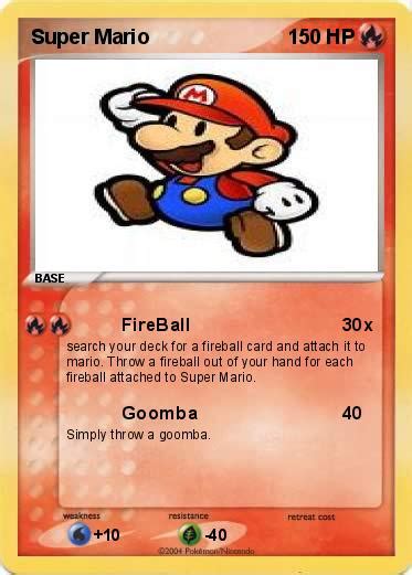 Maybe you would like to learn more about one of these? Pokémon Super Mario 16 16 - FireBall - My Pokemon Card