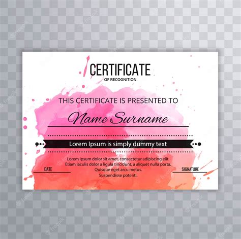 Premium Vector Certificate Premium Template Awards Diploma