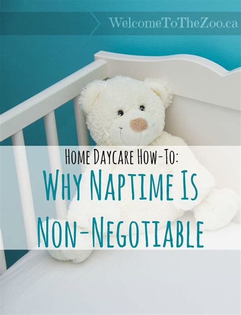 Home Daycare How To Why Naptime Is Non Negotiable In 2020 Home