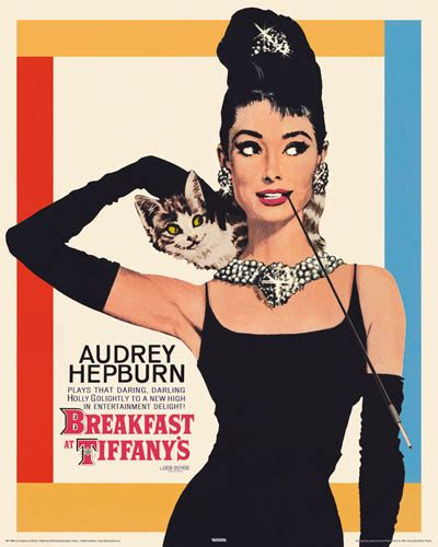 Pyramid America Audrey Hepburn Breakfast At Tiffanys Pink Movie Cool