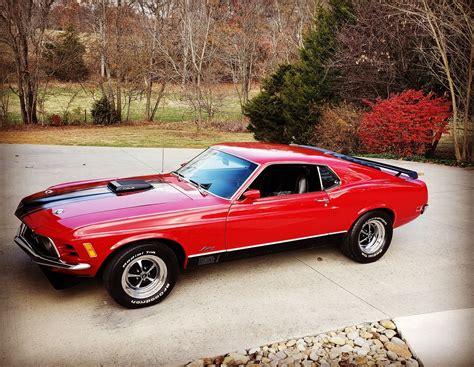 1970 Ford Mustang Mach 1 428 Super Cobra Jet Stock 70428cvo For