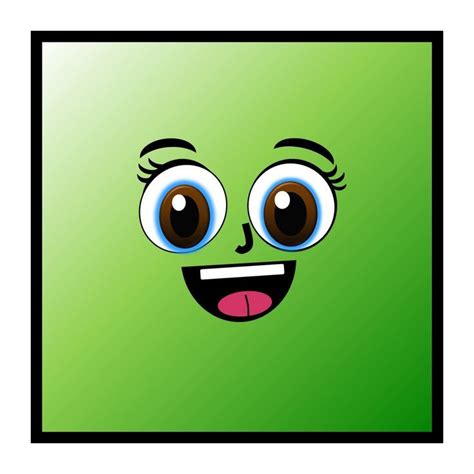 Square Clip Art With Face Cute Square Shape Clip Art For Modules And