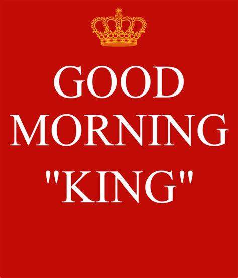 Good Morning King Poster Keke Keep Calm O Matic