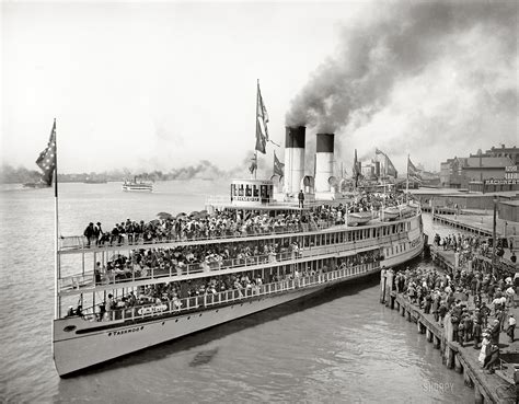 Shorpy Historical Photo Archive Tashmoo Too 1901 Great Lakes
