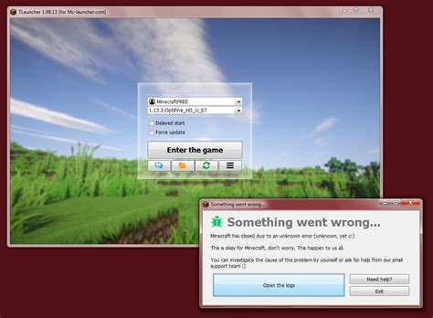 I have created a modpack for my server and i loaded it up and it crashed while starting please help me with this!! Optifine minecraft 1.13.2 crashes on start. Any solution ...