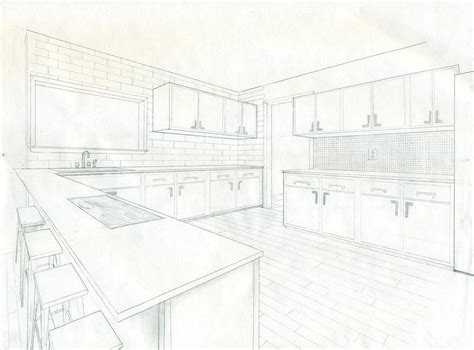 2 Point Perspective Kitchen By Dragal996 On Deviantart