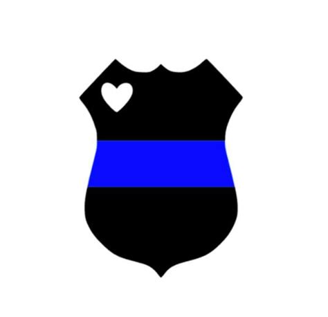 Police Badge Clipart Blue Line Clip Art Library