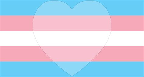 Transgender Pride Flag With Heart Stock Illustration Download Image
